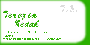terezia medak business card